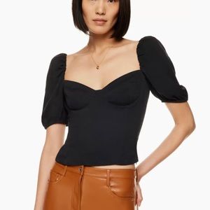 CLOSET CLEAN OUT Lilac Wilfred Aritzia Novella Blouse